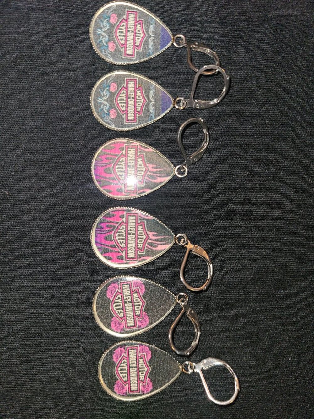 Stainless steel earring lot of 3